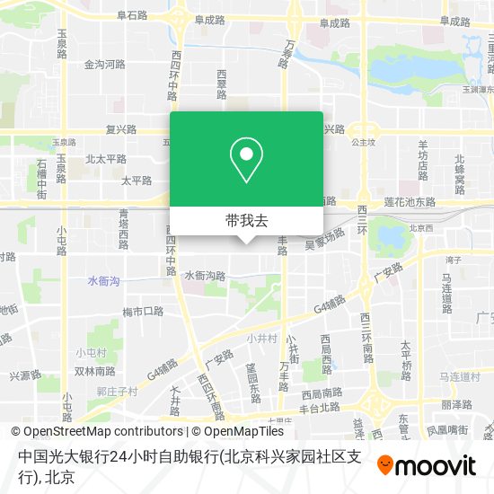 中国光大银行24小时自助银行(北京科兴家园社区支行)地图
