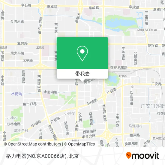 格力电器(NO.京A00066店)地图