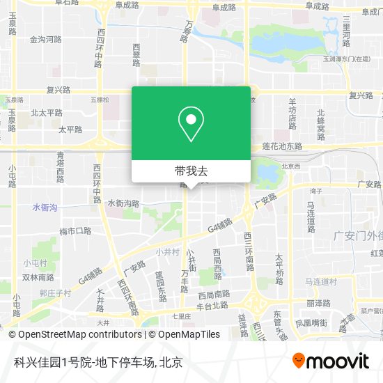 科兴佳园1号院-地下停车场地图