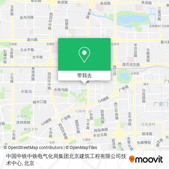 中国中铁中铁电气化局集团北京建筑工程有限公司技术中心地图