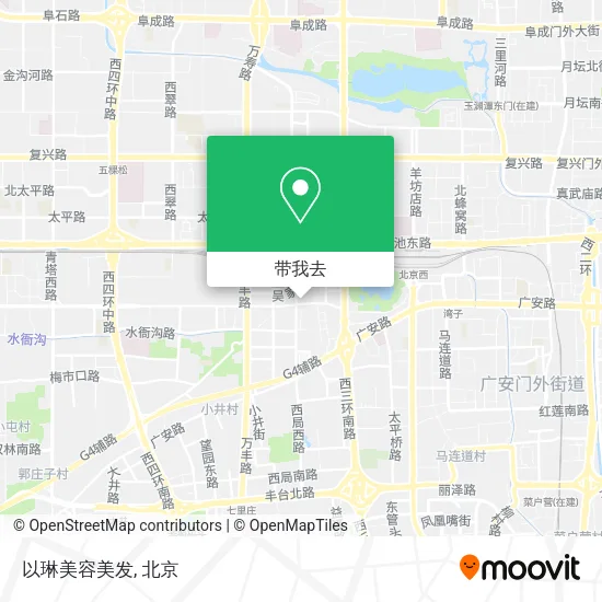 以琳美容美发地图