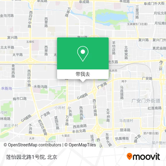 莲怡园北路1号院地图