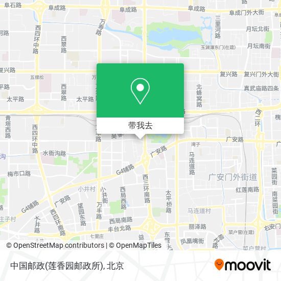 中国邮政(莲香园邮政所)地图