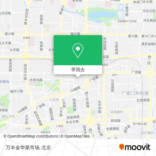 万丰金华菜市场地图