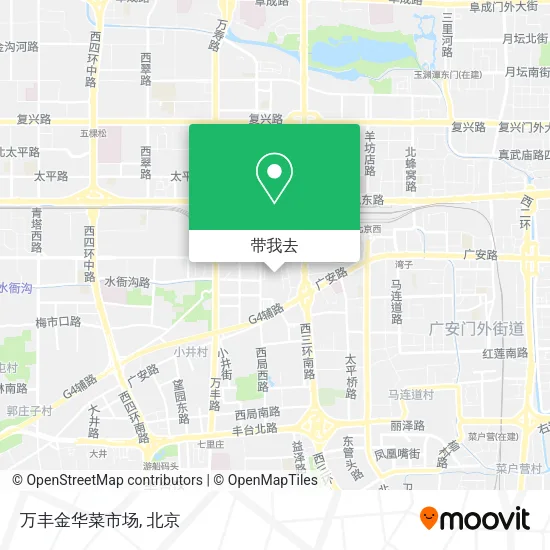 万丰金华菜市场地图