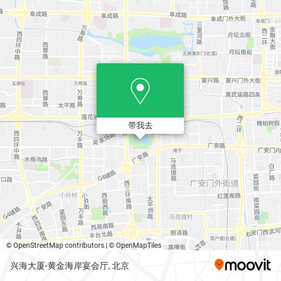 兴海大厦-黄金海岸宴会厅地图