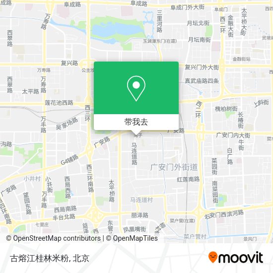 古熔江桂林米粉地图
