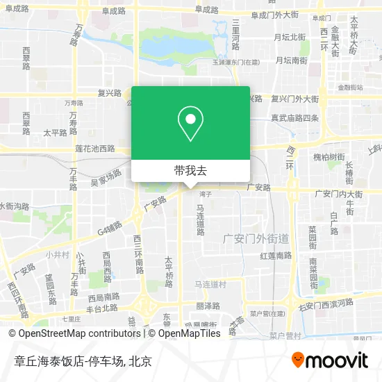 章丘海泰饭店-停车场地图