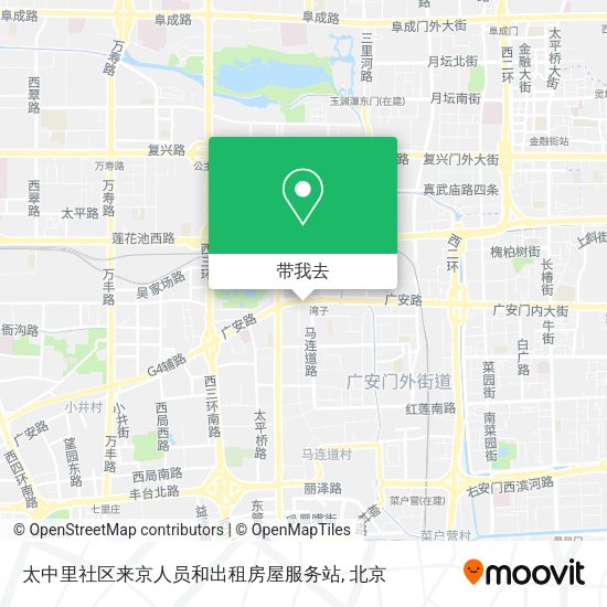 太中里社区来京人员和出租房屋服务站地图
