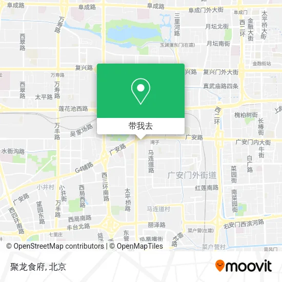 聚龙食府地图