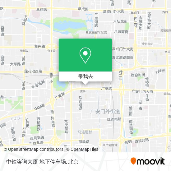 中铁咨询大厦-地下停车场地图