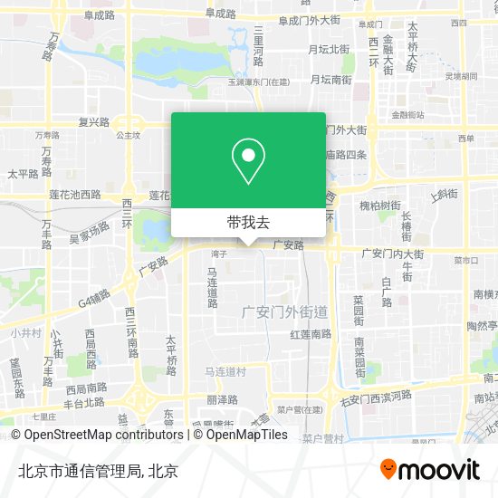 北京市通信管理局地图