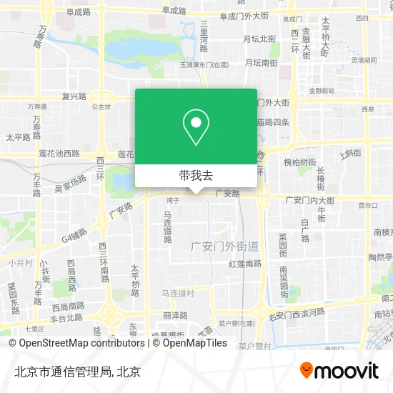 北京市通信管理局地图