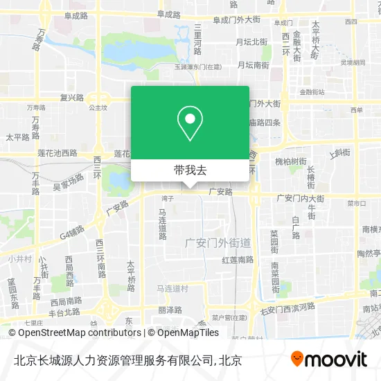 北京长城源人力资源管理服务有限公司地图