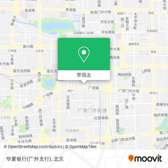 华夏银行(广外支行)地图