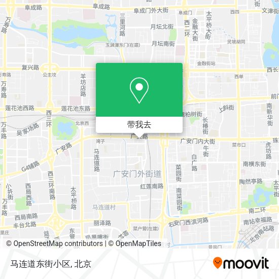 马连道东街小区地图
