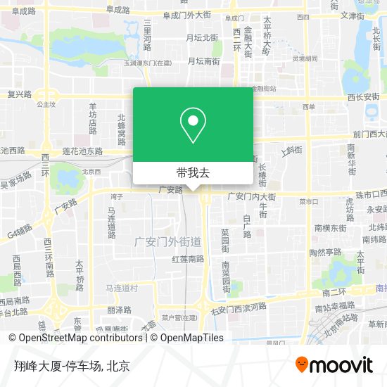 翔峰大厦-停车场地图