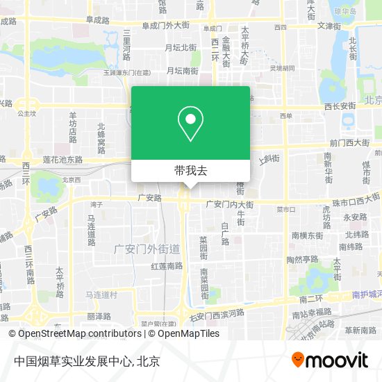 中国烟草实业发展中心地图