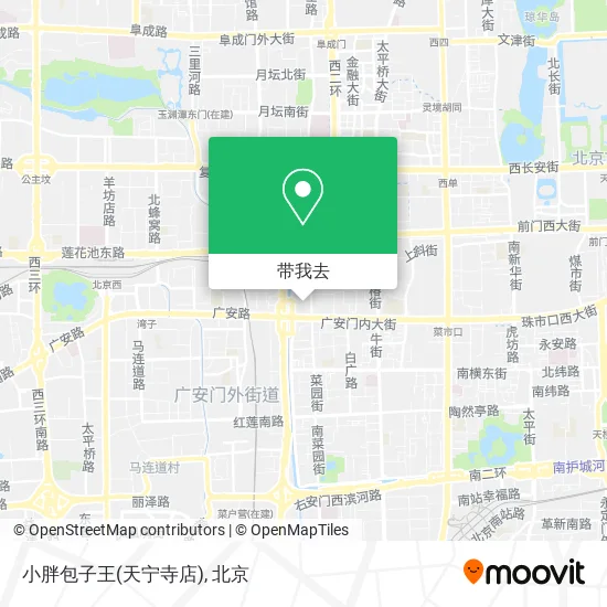 小胖包子王(天宁寺店)地图