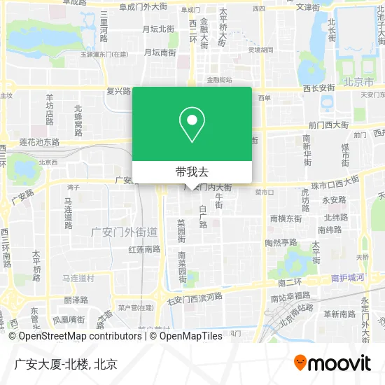 广安大厦-北楼地图