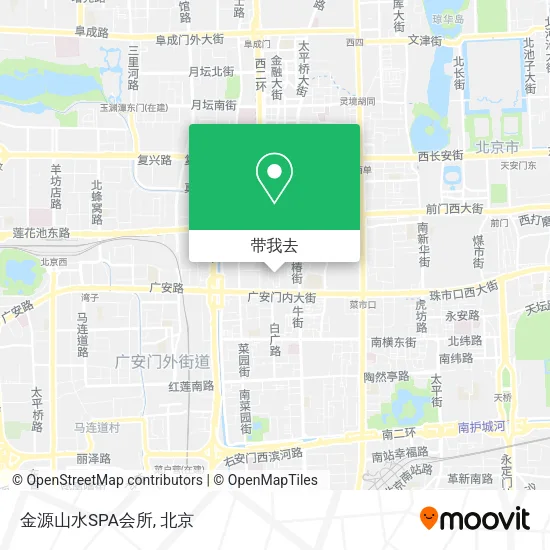 金源山水SPA会所地图