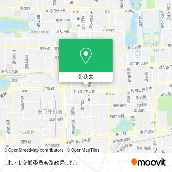 北京市交通委员会路政局地图
