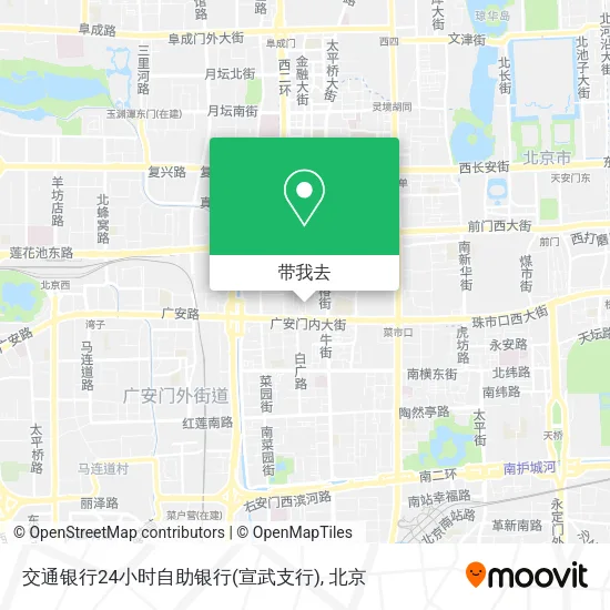 交通银行24小时自助银行(宣武支行)地图