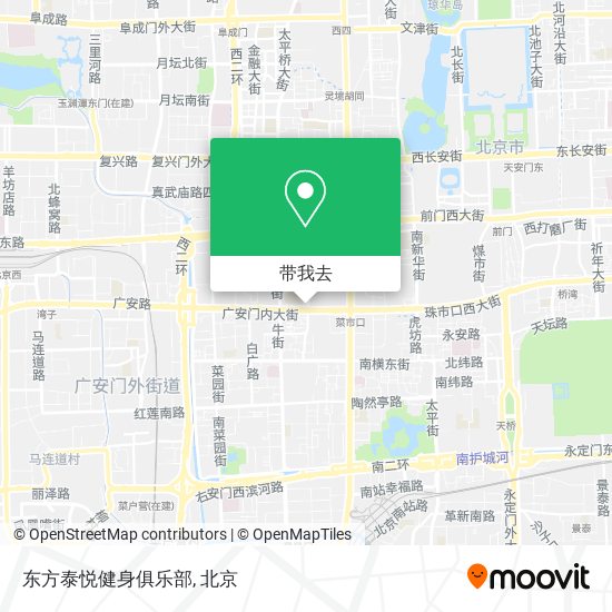 东方泰悦健身俱乐部地图