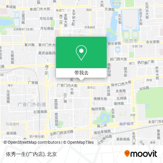 依秀一生(广内店)地图
