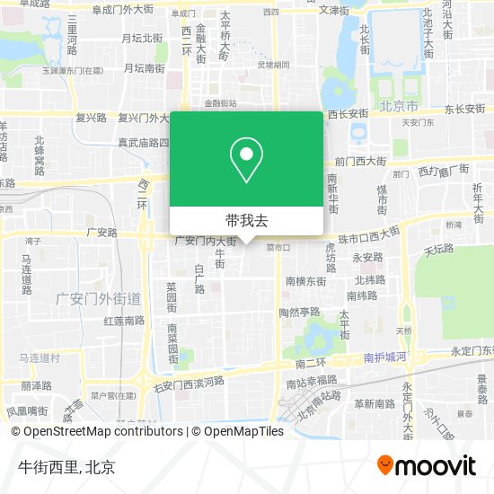 牛街西里地图