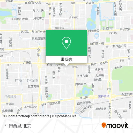 牛街西里地图