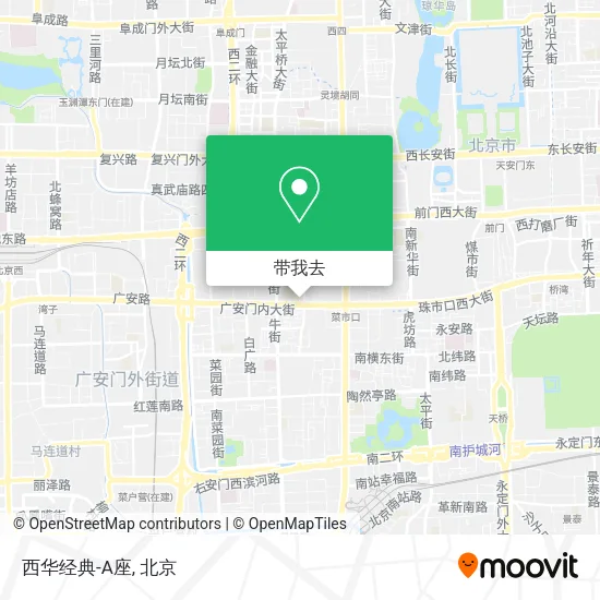 西华经典-A座地图