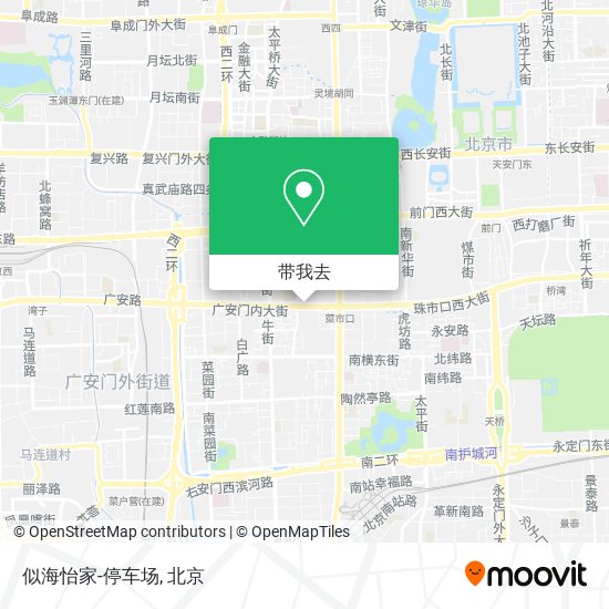似海怡家-停车场地图
