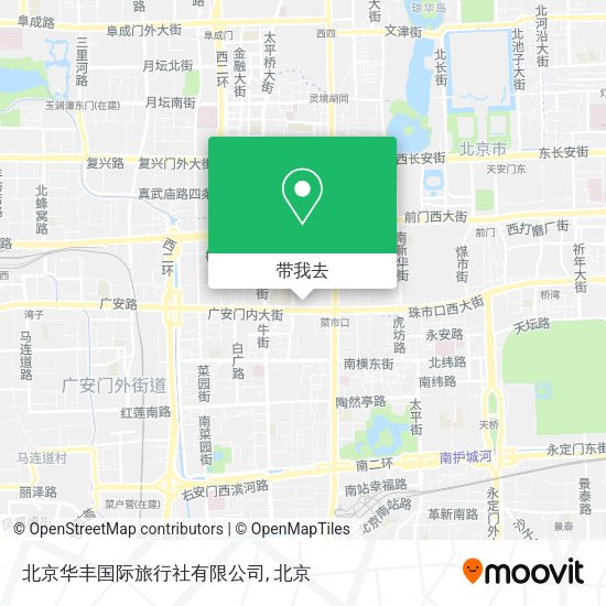 北京华丰国际旅行社有限公司地图