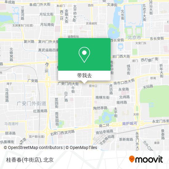 桂香春(牛街店)地图