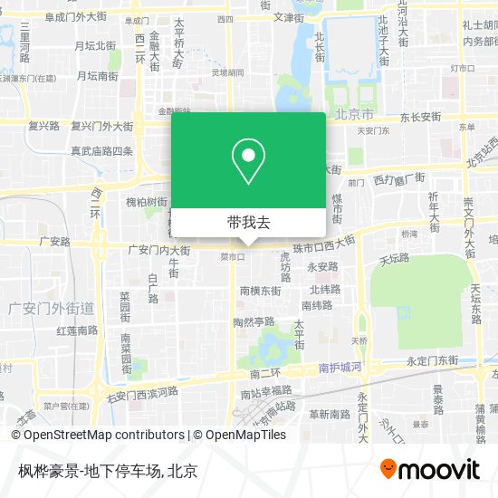 枫桦豪景-地下停车场地图