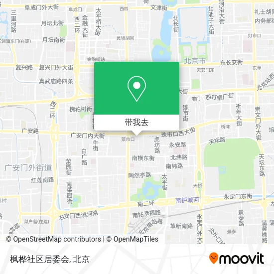 枫桦社区居委会地图