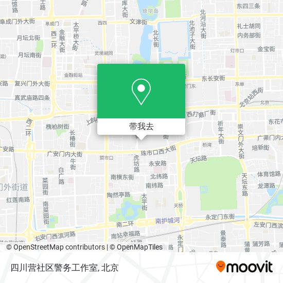 四川营社区警务工作室地图