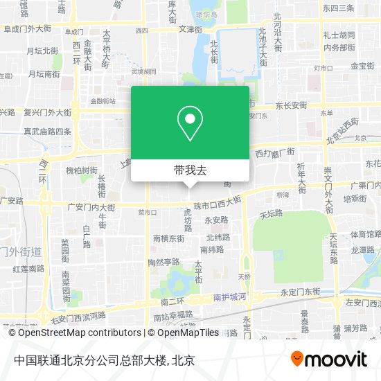 中国联通北京分公司总部大楼地图