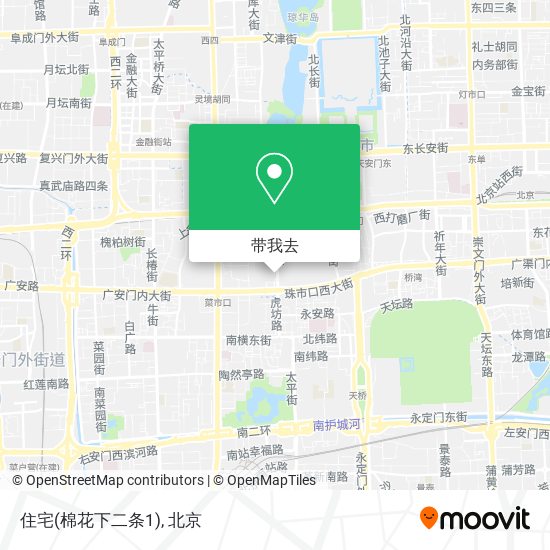 住宅(棉花下二条1)地图