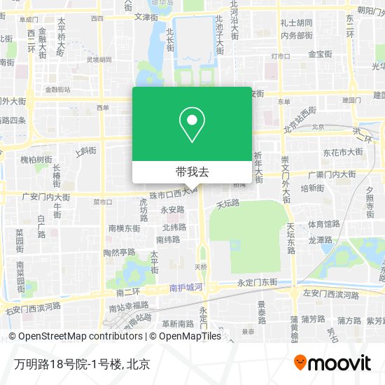 万明路18号院-1号楼地图