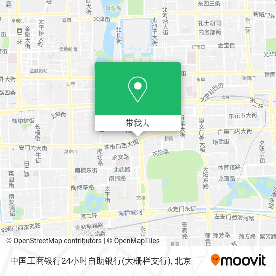 中国工商银行24小时自助银行(大栅栏支行)地图