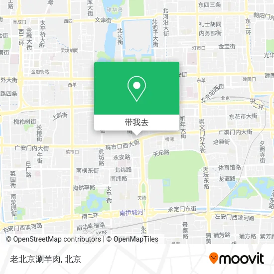 老北京涮羊肉地图