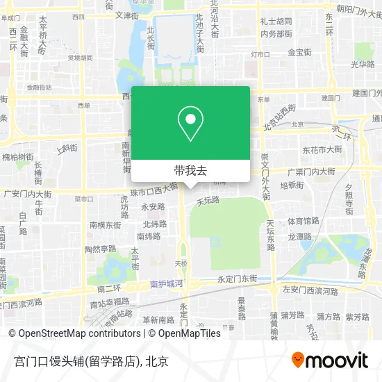 宫门口馒头铺(留学路店)地图