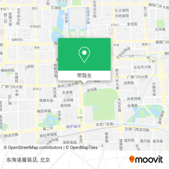 东海港服装店地图