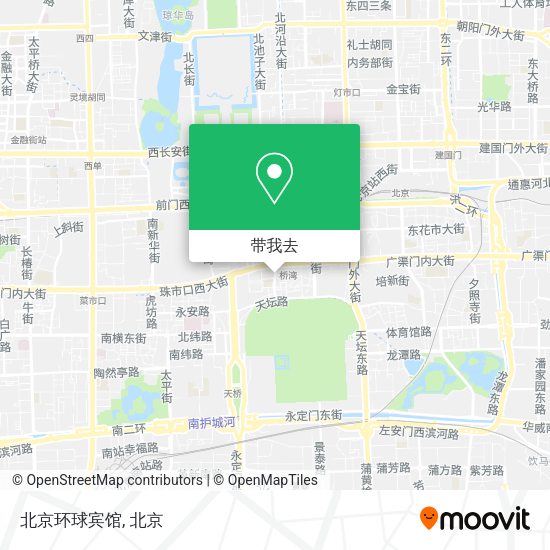 北京环球宾馆地图