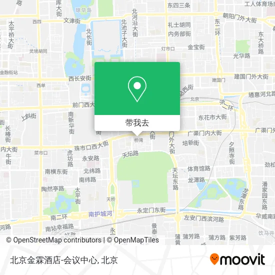 北京金霖酒店-会议中心地图
