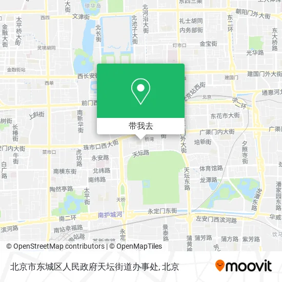 北京市东城区人民政府天坛街道办事处地图
