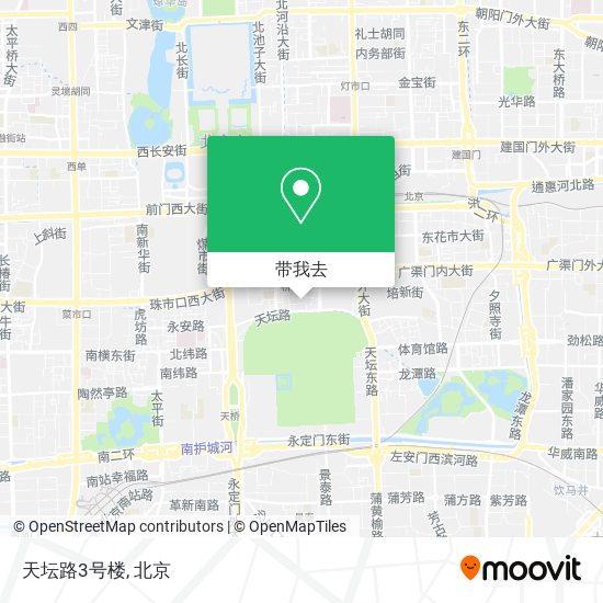 天坛路3号楼地图