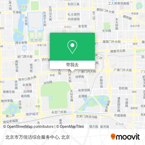 北京市万佳洁综合服务中心地图